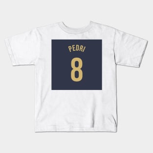 Pedri 8 Home Kit - 22/23 Season Kids T-Shirt